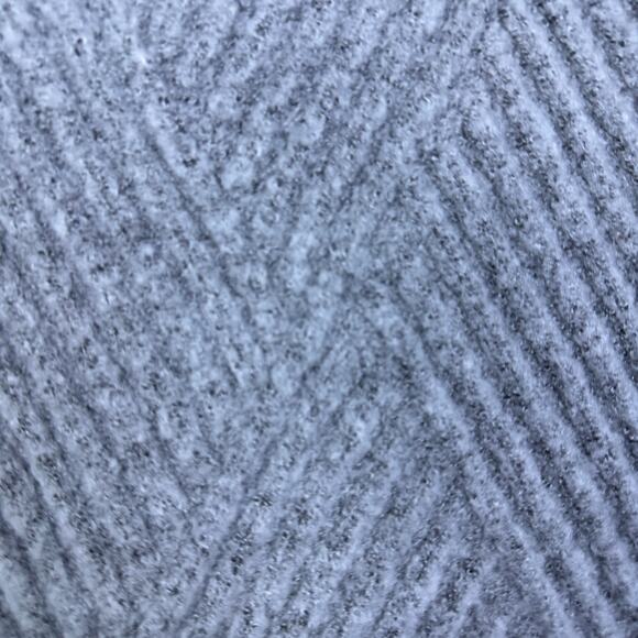 Lulus Gray Meeting Friends Ribbed Mock Neck Knit Cozy Pullover Sweater Small - Picture 6 of 14